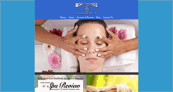 Desktop Screenshot of bodynbalancespa.com